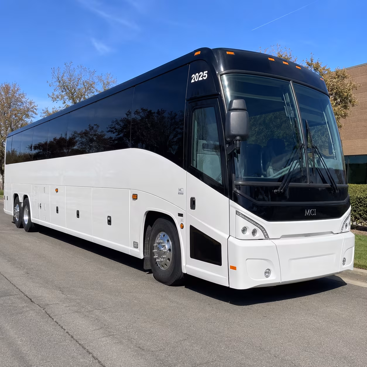mckinney charter bus rental exterior