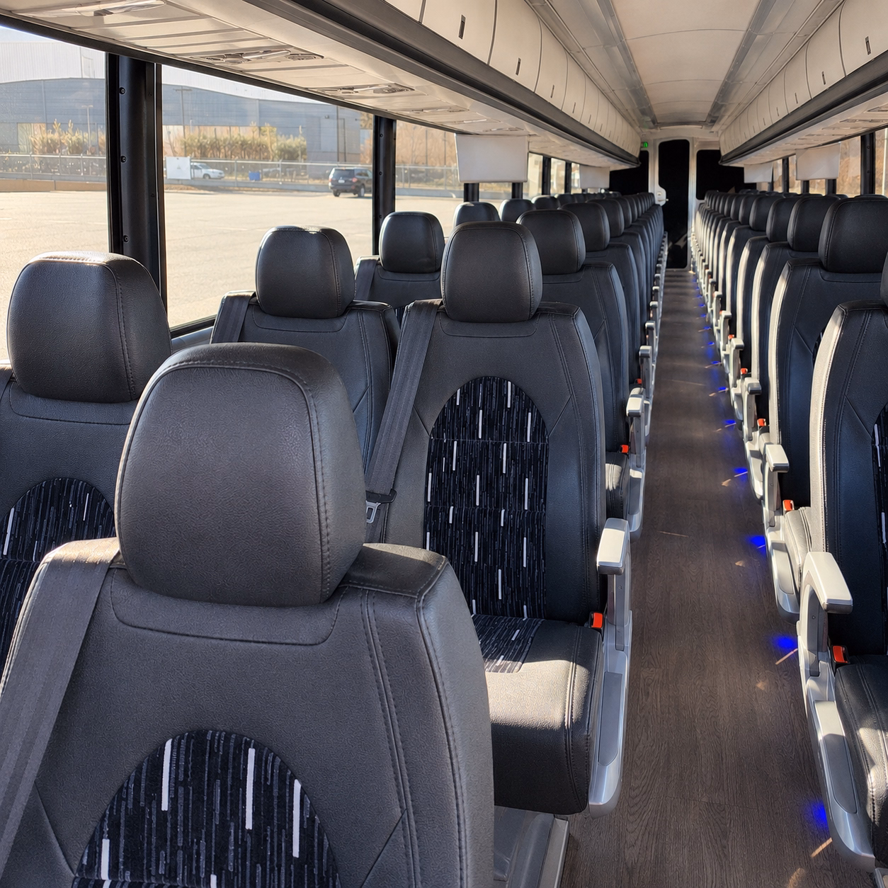 mckinney charter bus rental inside